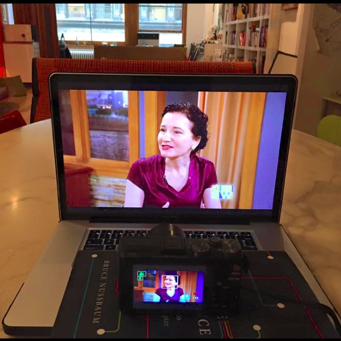 Promoting her book at Portland AM Northwest’s Morning Show!